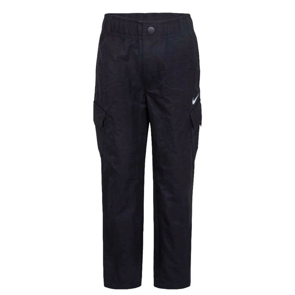 Nike boys 5t Black Cargo Pants with Elastic Waist